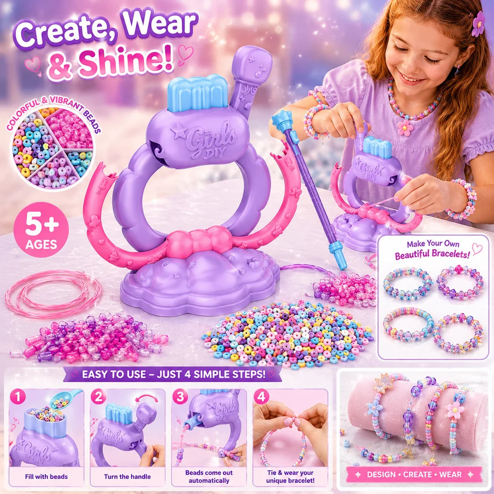 DIY Bracelet Making Machine Bead Kit for Kids