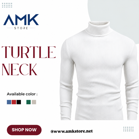 Turtle Neck - White