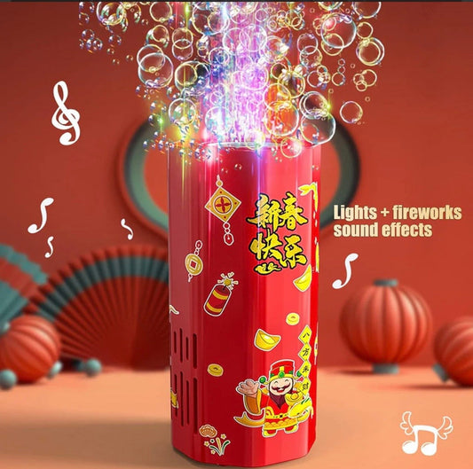 Musical & Lighting Fireworks Bubble Machine (Rechargeable)