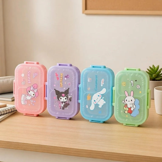 Three Compartment Stainless Steel Lunch Box