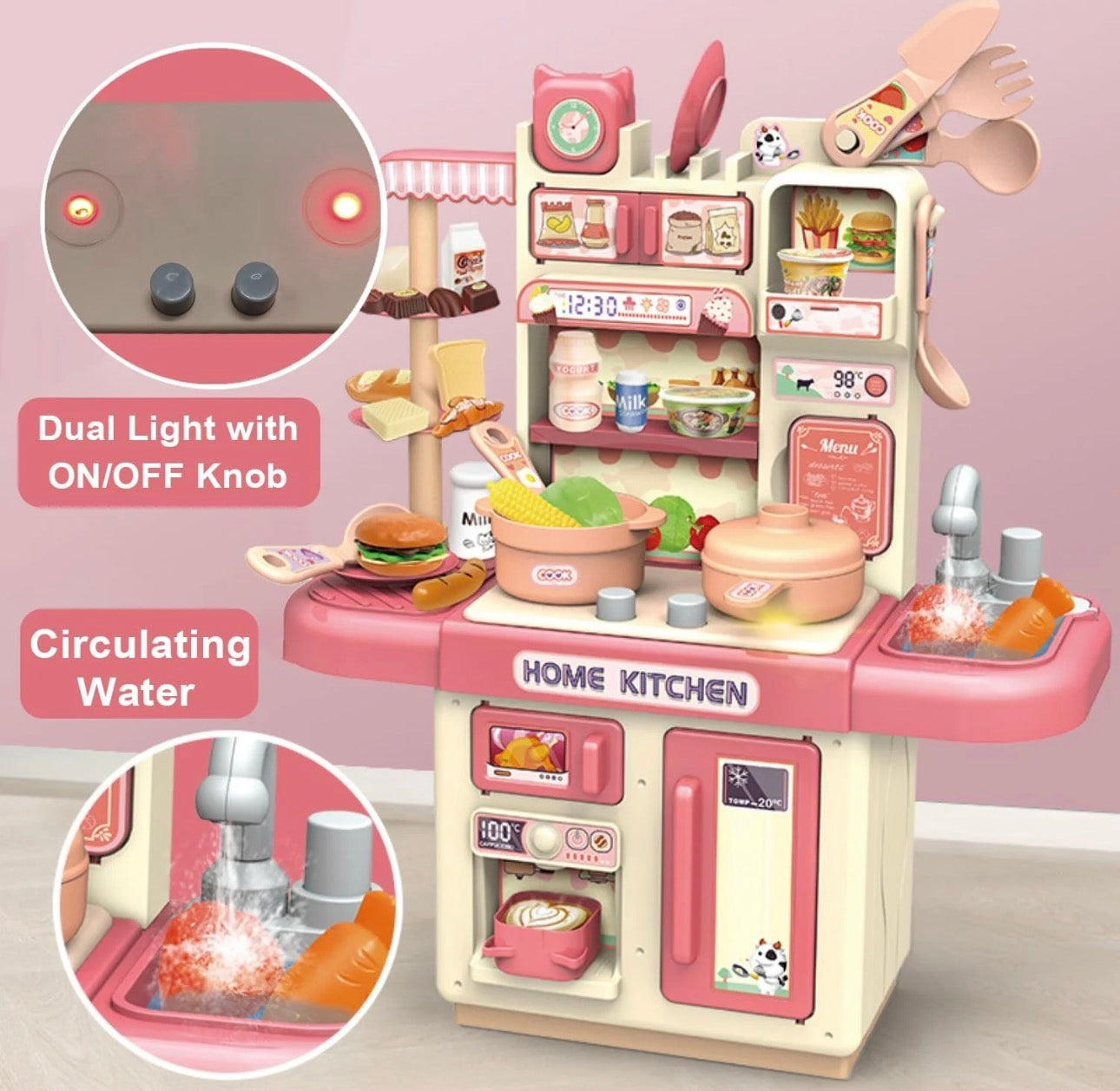 DIY Kitchen Play House For Girls