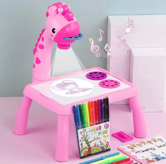 Educational Projector Drawing Table Pink