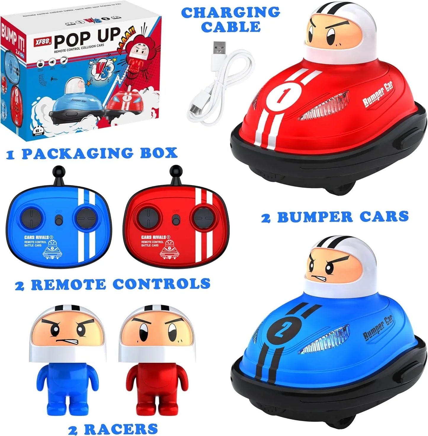 Bumper Dodging car - 2 player battle game