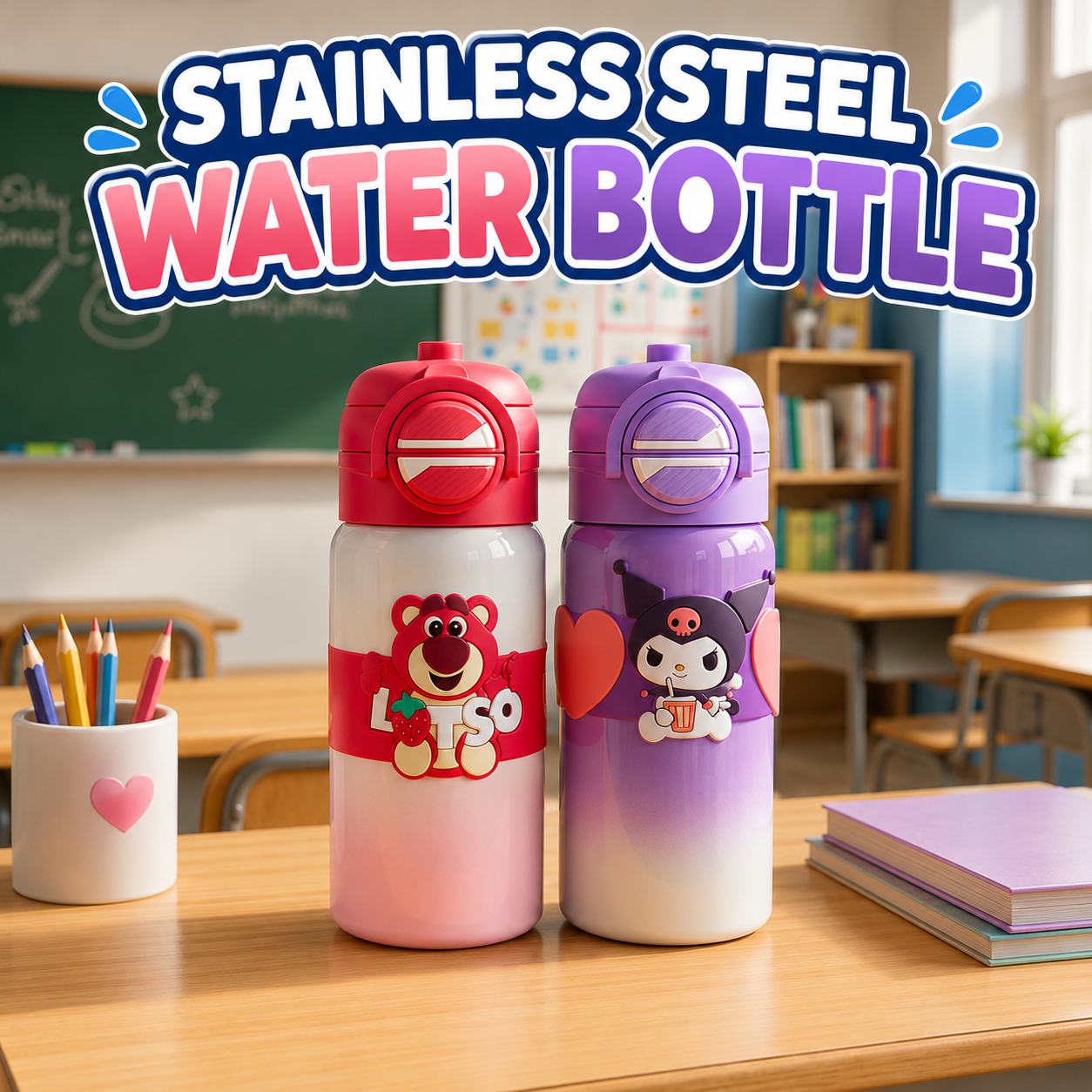 Stainless Steel Water Bottle For Kids
