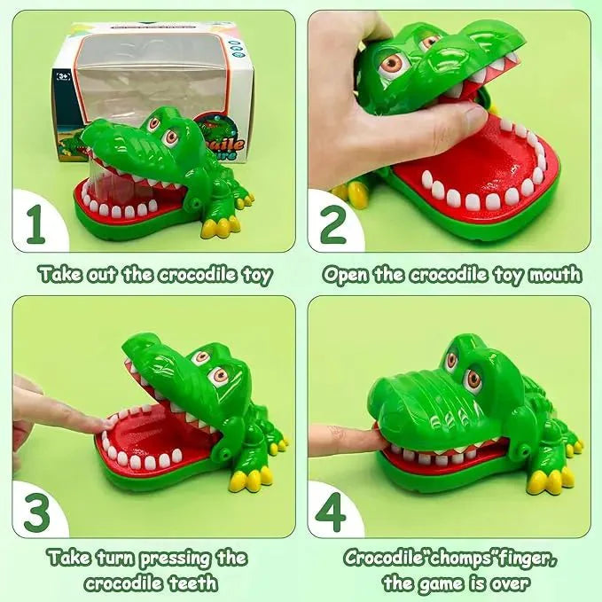 Crocodile Biting Finger Teeth Toys Game for Kids