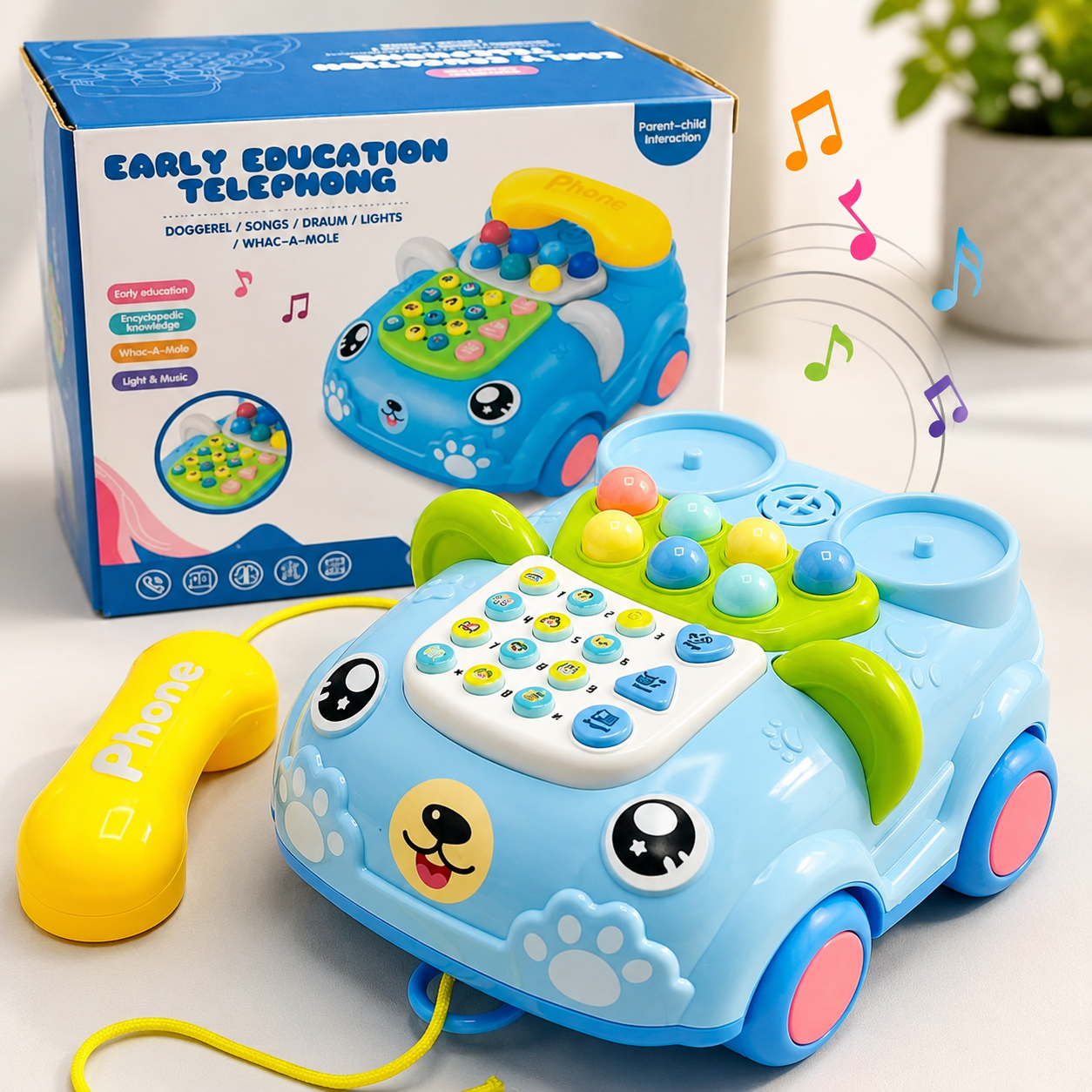 Early Education Musical Telephone Multifunctional Toy