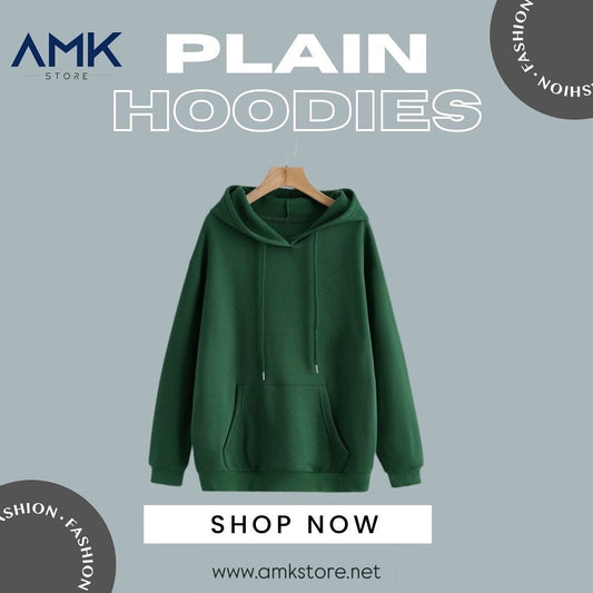 Plain Hoodies -Parrot Green