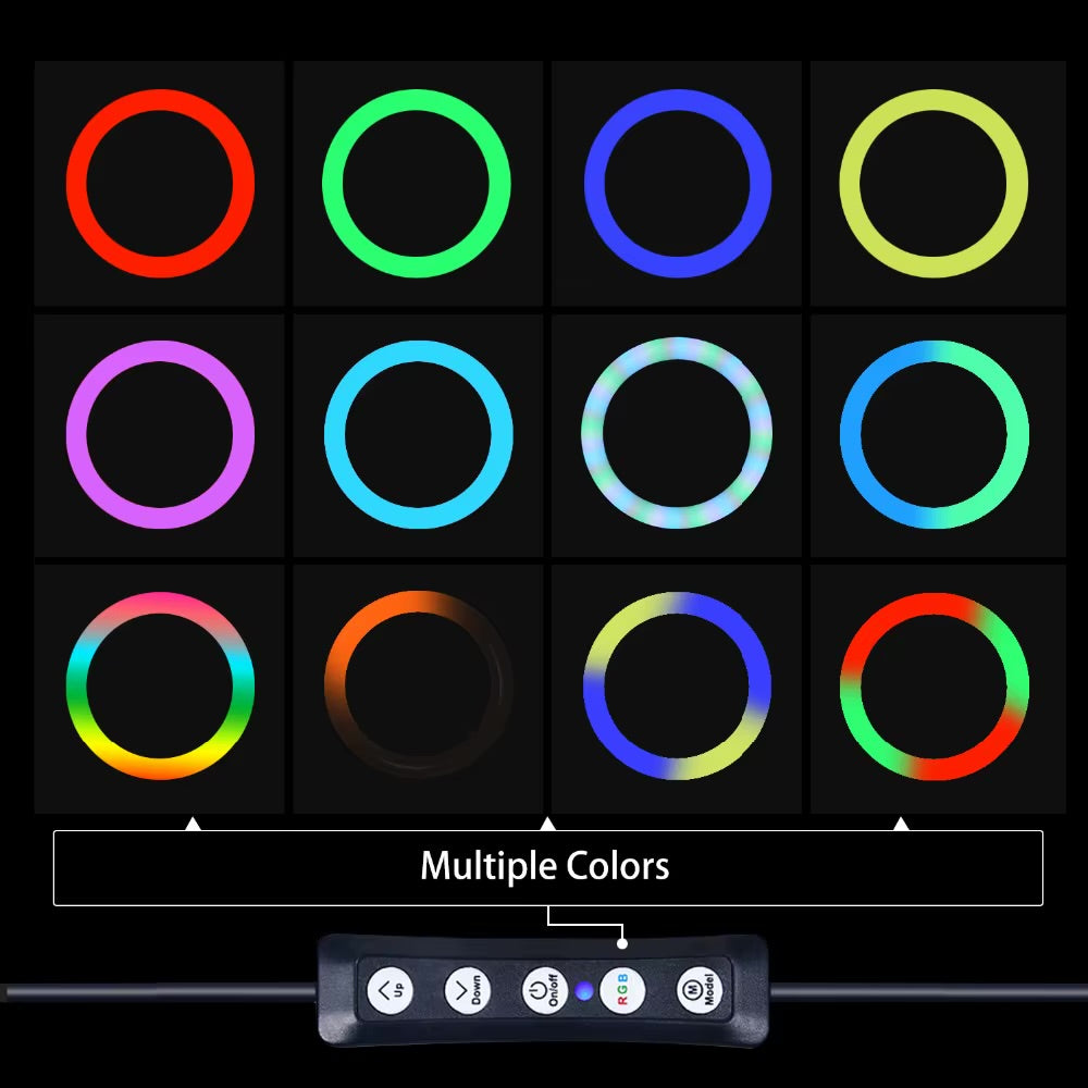RGB Professional Led Ringlight with 7ft Tripod Stand