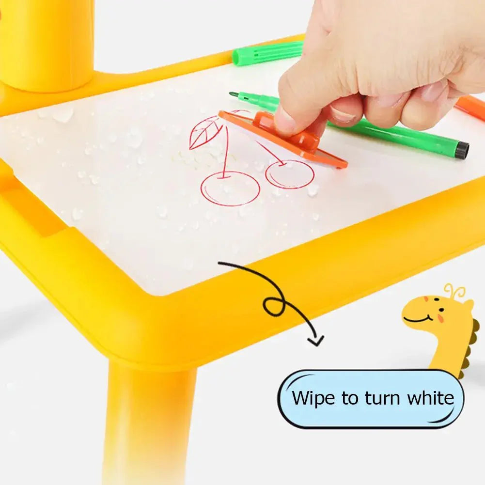 3 In 1 Kids educational Drawing Projector Table - Small size