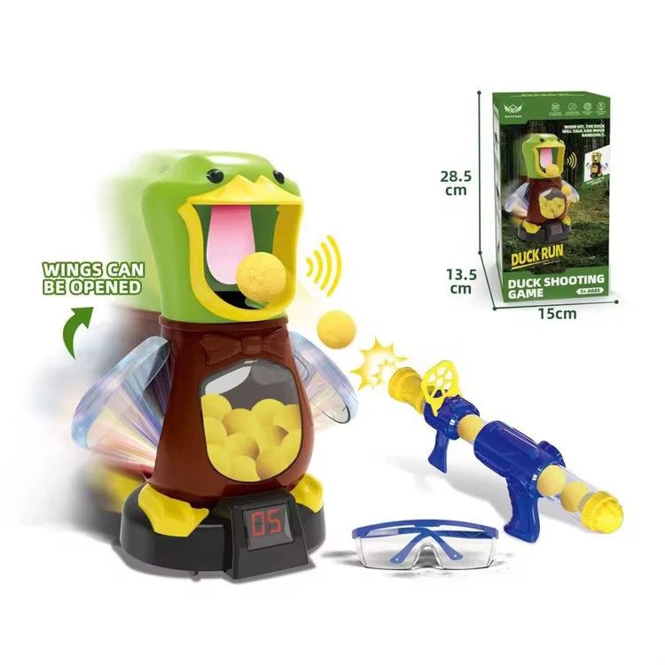 Hungry Duck Target Play Shooting Game Toy with Accessories