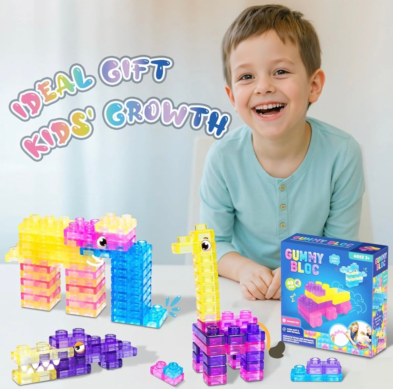 Sensory Soft Gummy Blocks