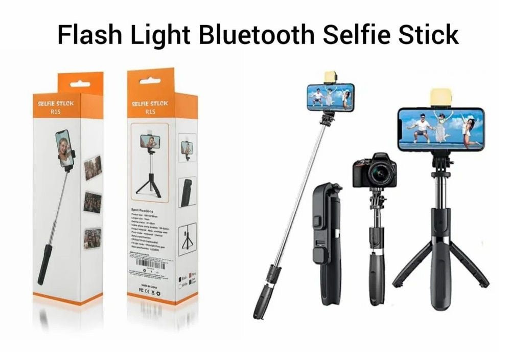 Premium 3-in-1 Wireless Tripod Selfie Stick with Remote | Portable & Adjustable Stand