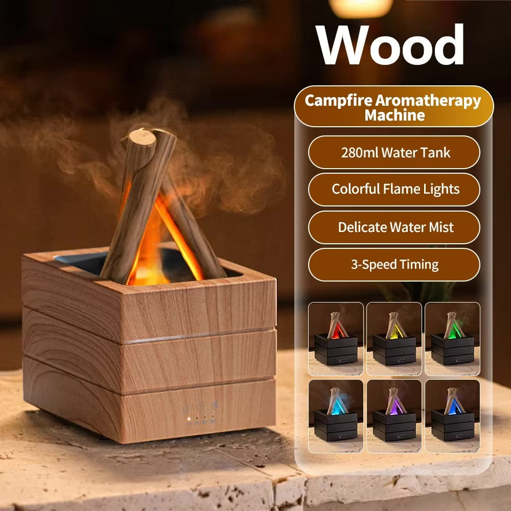 Simulation Campfire Flame Aroma Diffuser