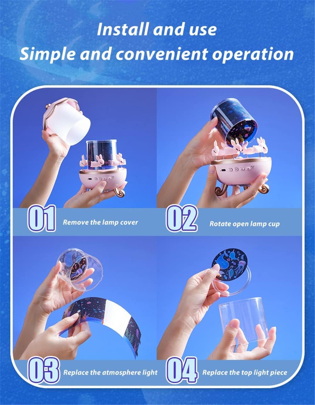 Bunny Night Light Projector