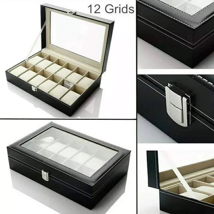 Prestige 12-Slot Luxury Watch Box