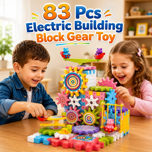 Electric Building Block Gear Toy (83pcs set)