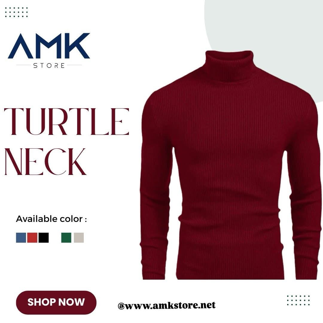 Turtle Neck - Maroon