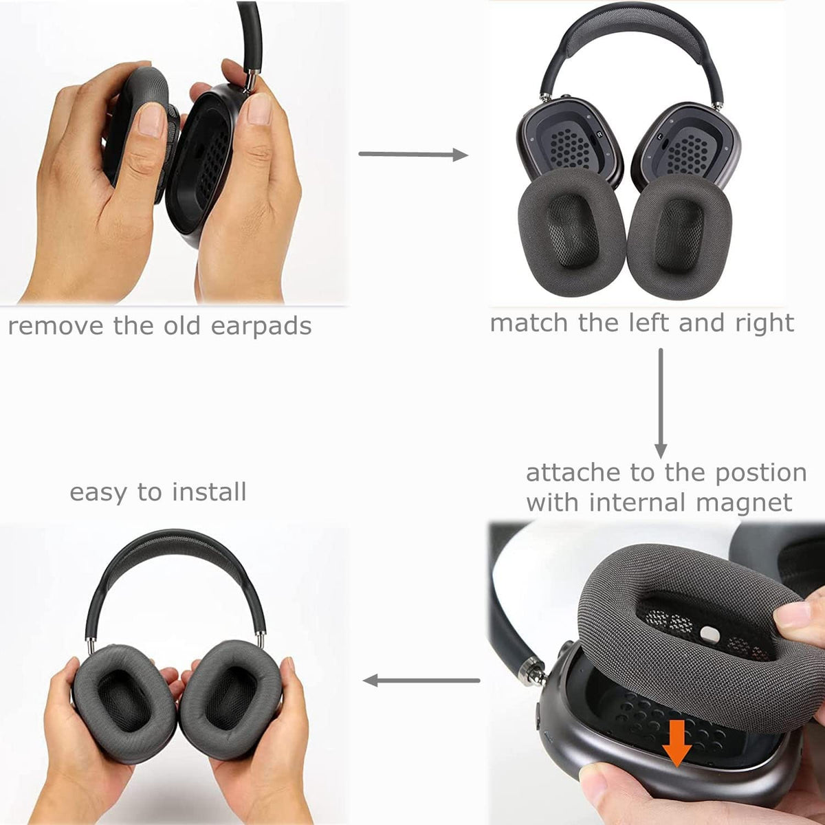Magnetic Airpods Max Headphones