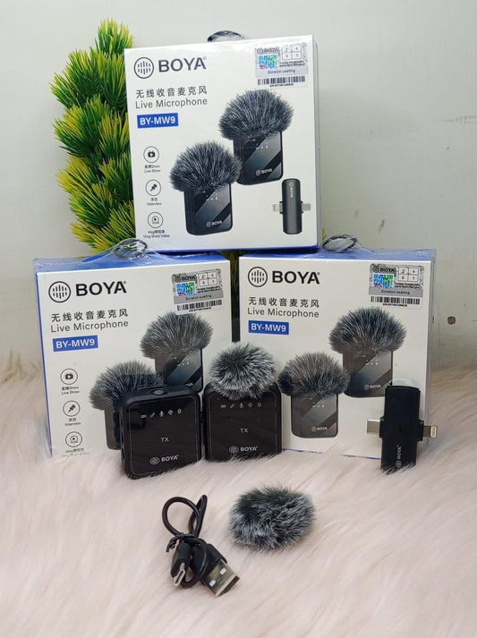 Boya BY-MW9 Dual Wireless Live Microphone