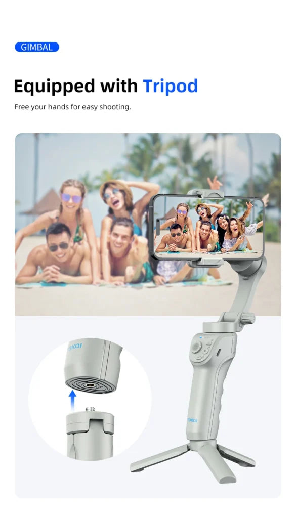 M01 THREE-AXIS GIMBAL STABILIZER TRIPOD