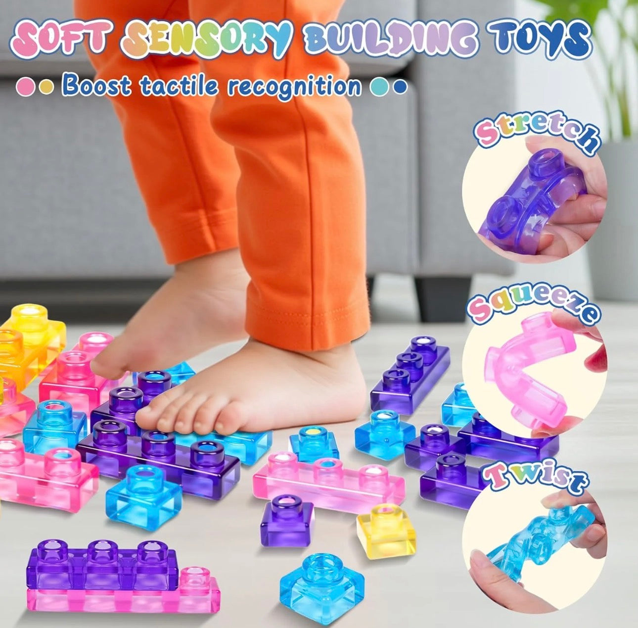 Sensory Soft Gummy Blocks