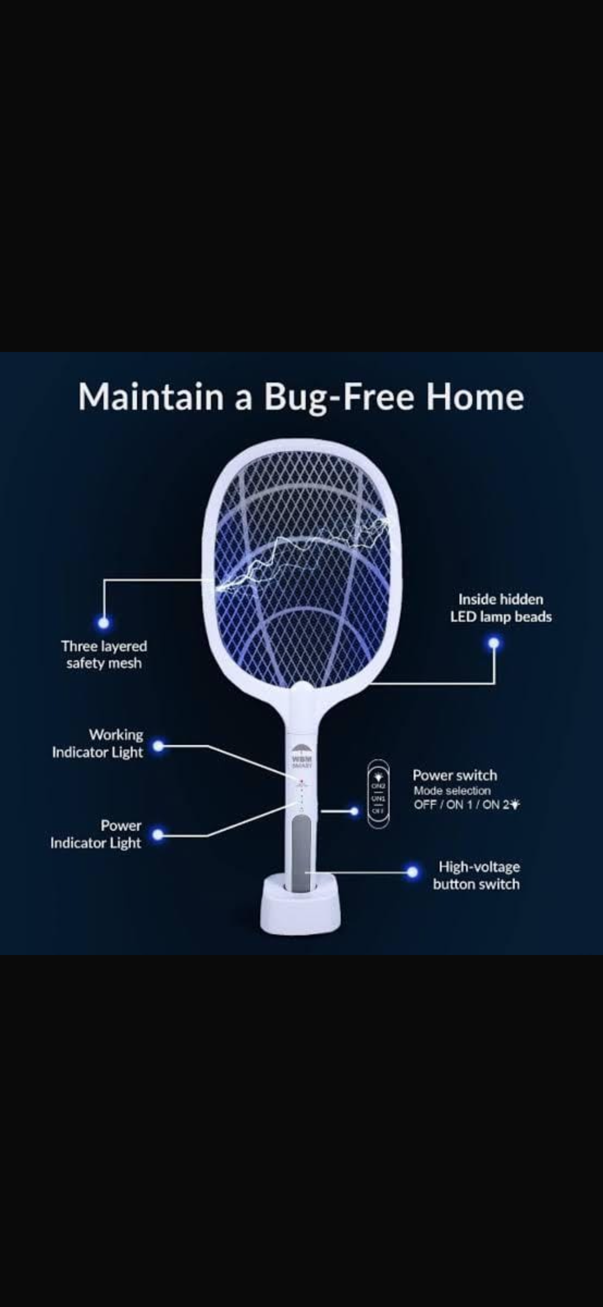 Electric Mosquito Killer Bat