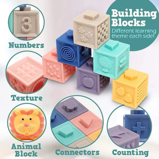 Small Soft Building Blocks Numbers and Shapes For Kids