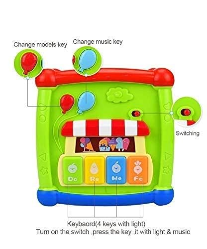 Huanger Fancy Cube Educational Toy For Kids 6-in-1 Musical Baby Learning Toys