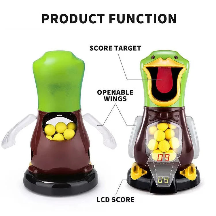 Hungry Duck Target Play Shooting Game Toy with Accessories
