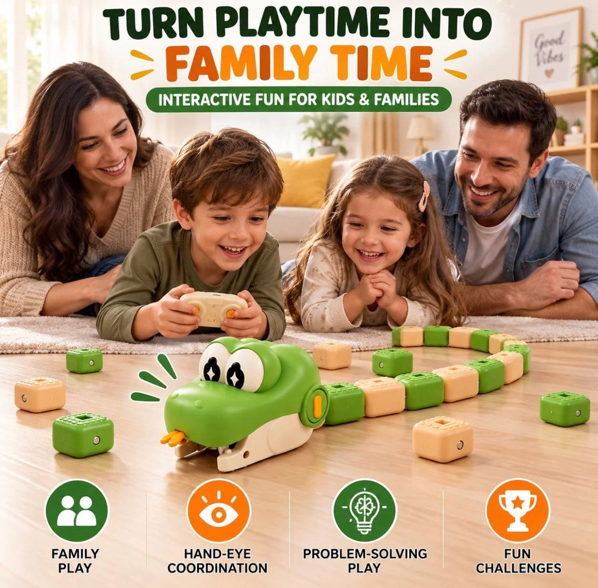 Remote Control Snake Toy For Kids