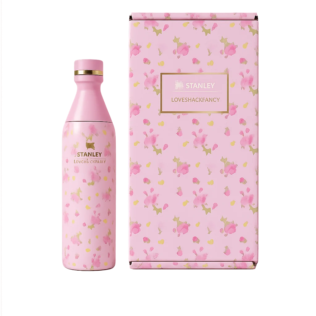 Stanley x LoveShackFancy All Day Slim Bottle – 16oz Floral Collection