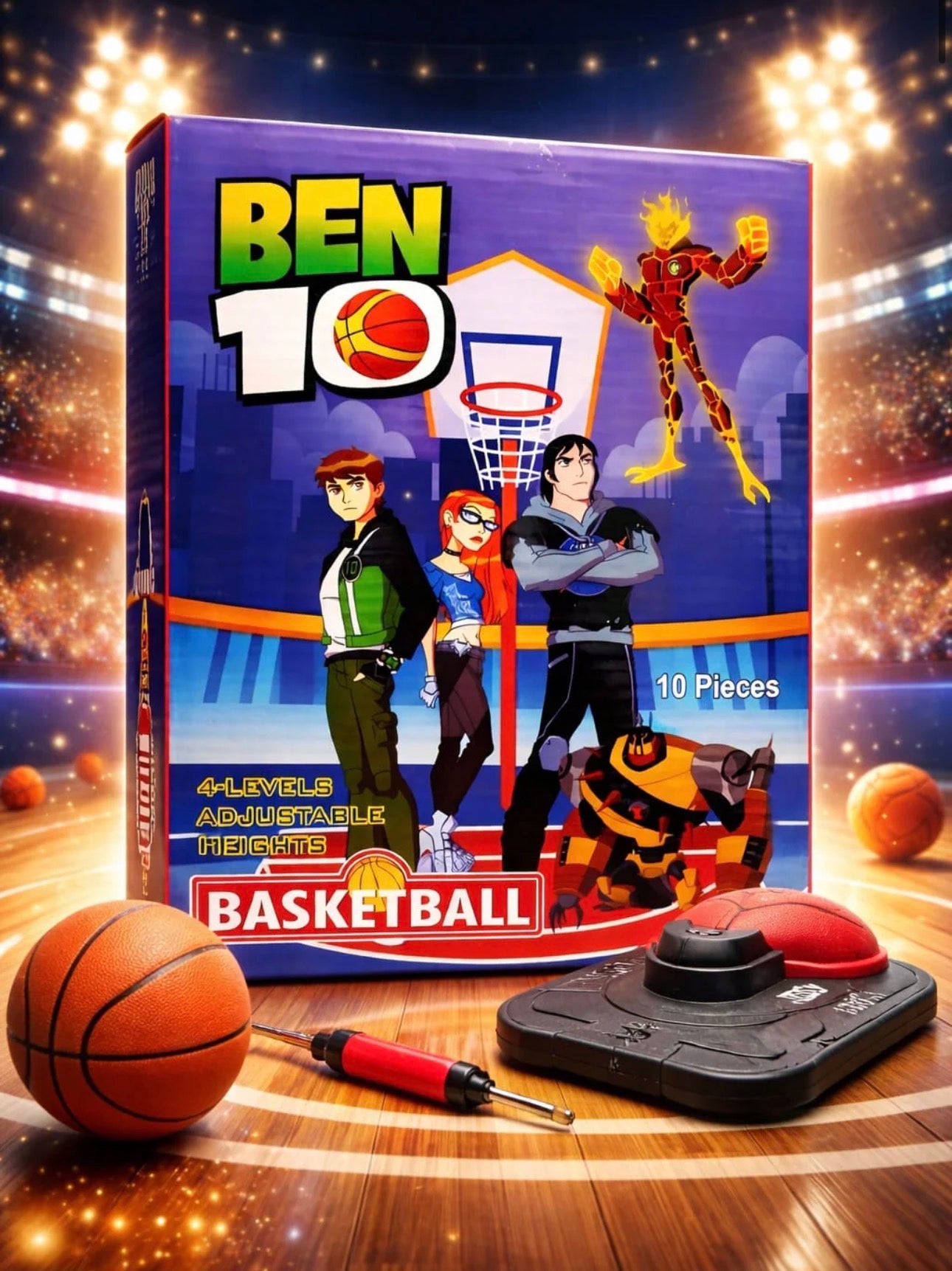 Adjustable Kids Basketball Hoop Stand