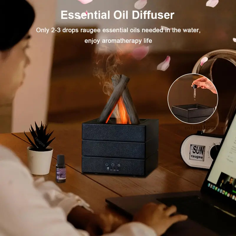 Simulation Campfire Flame Aroma Diffuser