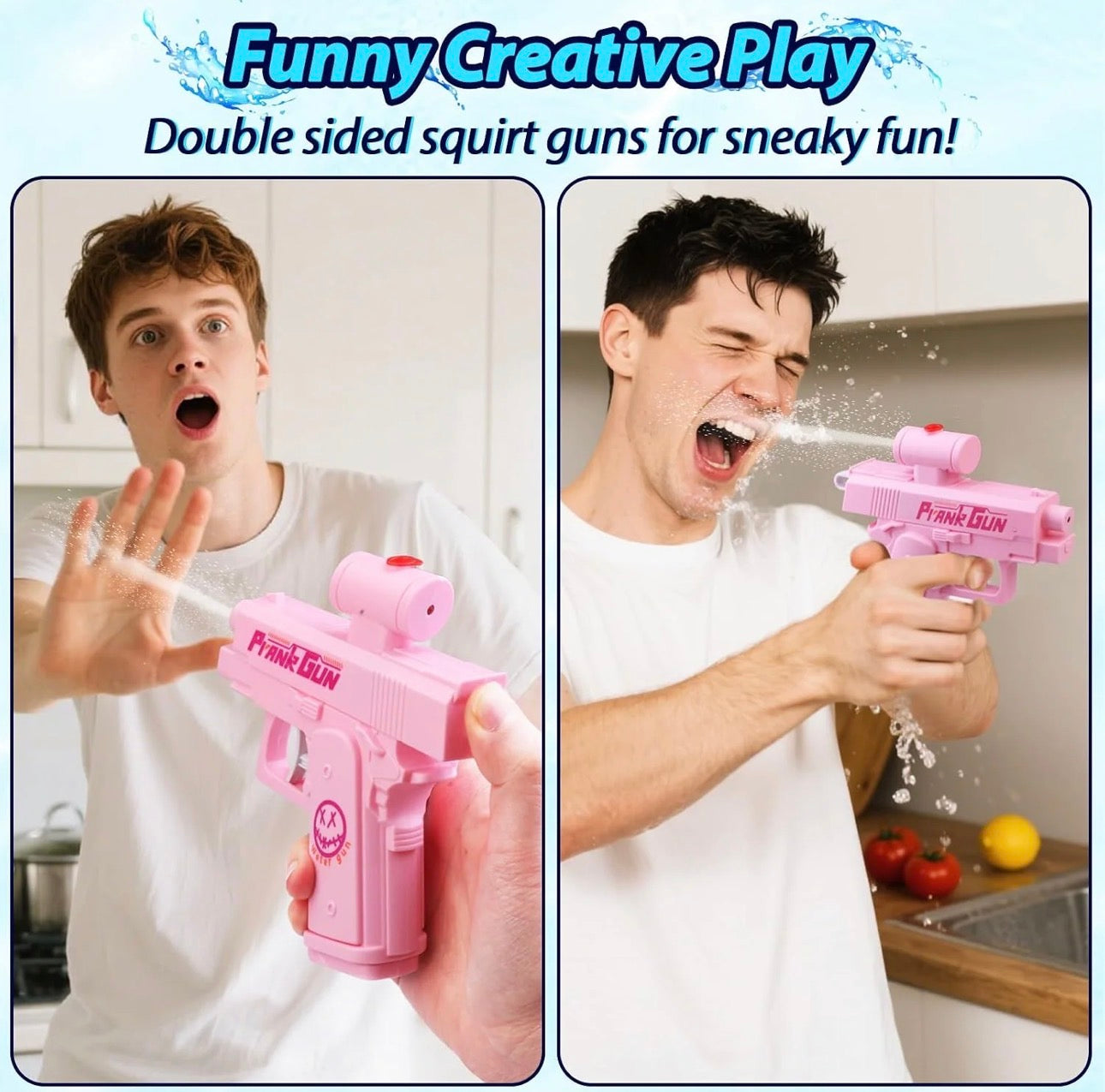 Prank Two-Way Water Gun Fun Toy