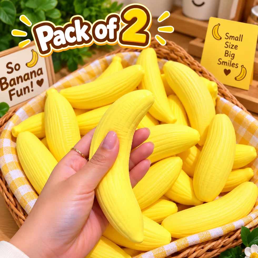 Banana Squishy Stress Relief Toy