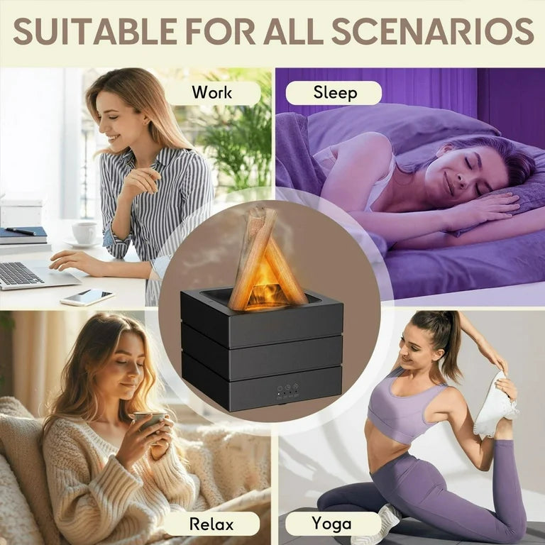 Simulation Campfire Flame Aroma Diffuser