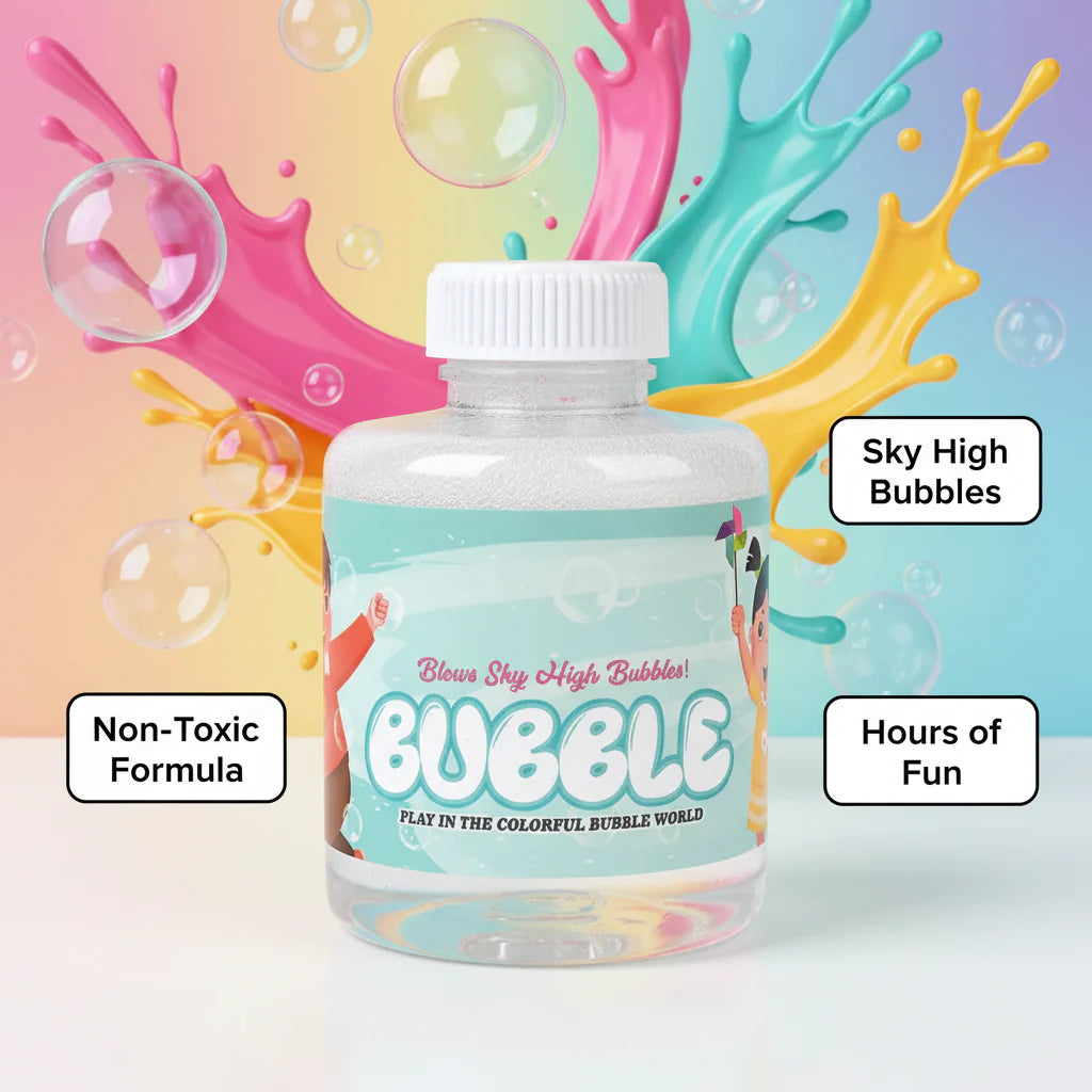 Police Car Bubble Gun Toy for Kids