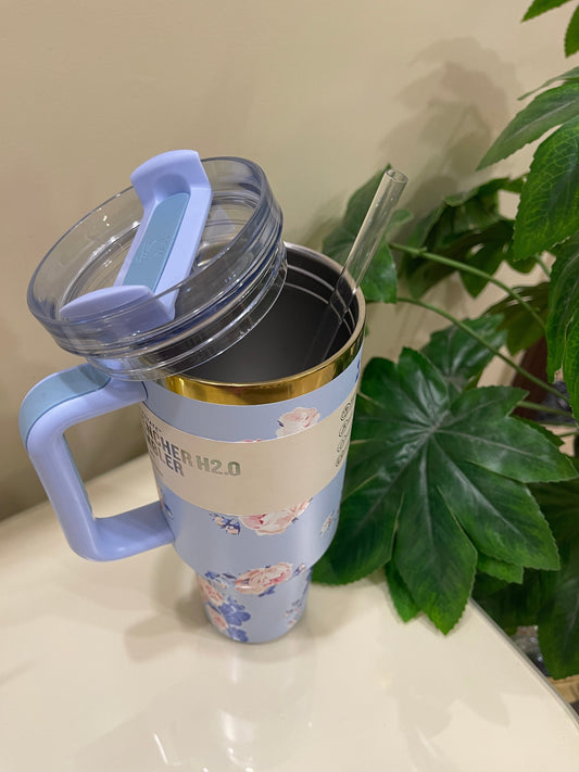 Stanley x Love Shack Fancy - Tumbler Quencher Blue 40oz
