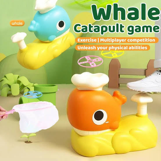 Whale Flying Disc Launcher Toy