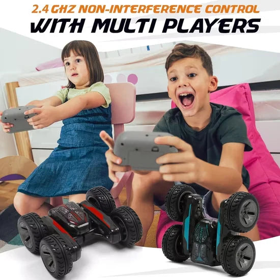 Rechargeable 360° Flips Rotating RC Stunt Car (ZX-T001)