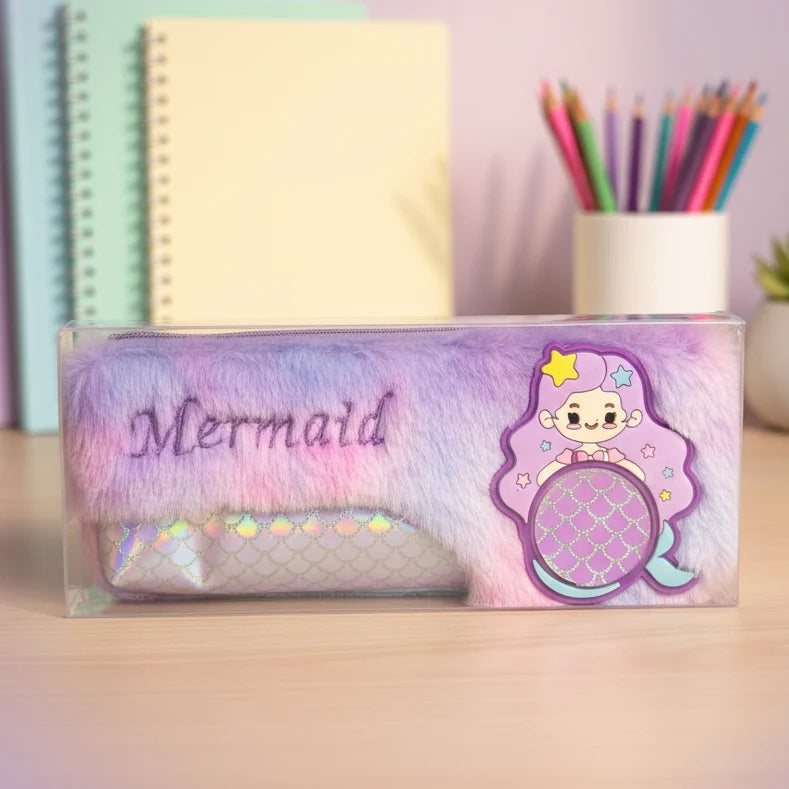 Soft Plush Pencil Pouch For Kids