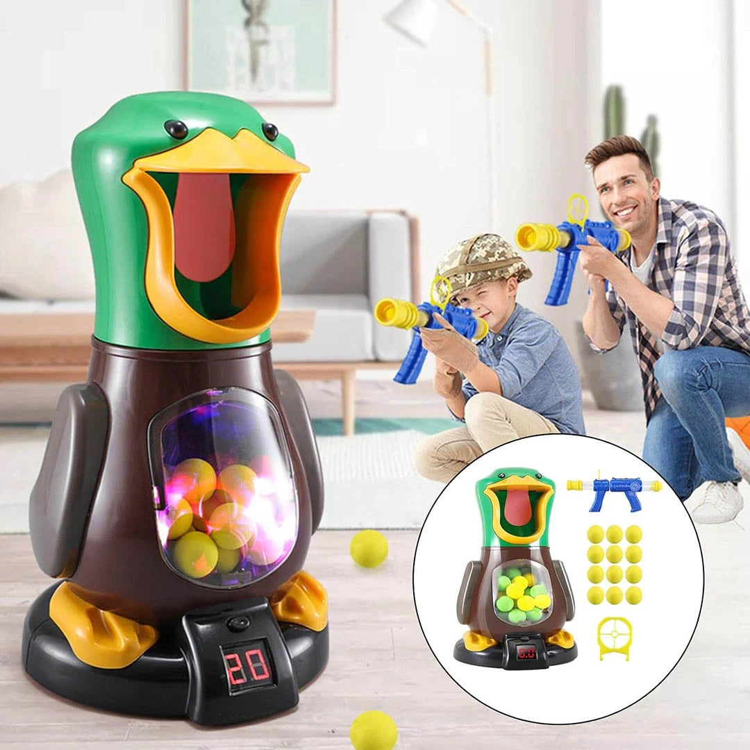 Hungry Duck Target Play Shooting Game Toy with Accessories