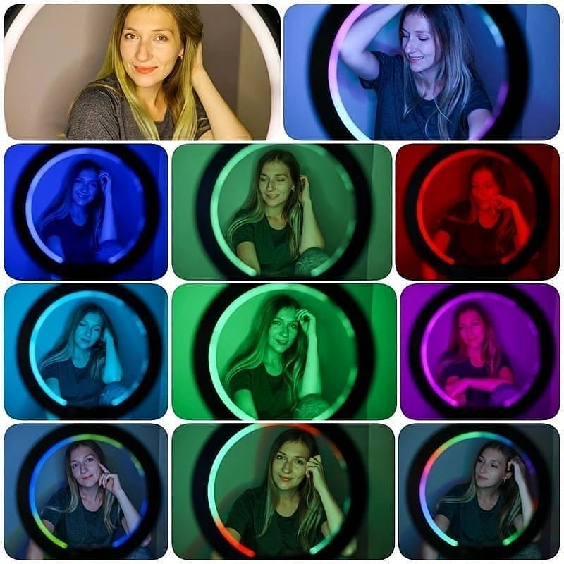 RGB Professional Led Ringlight with 7ft Tripod Stand