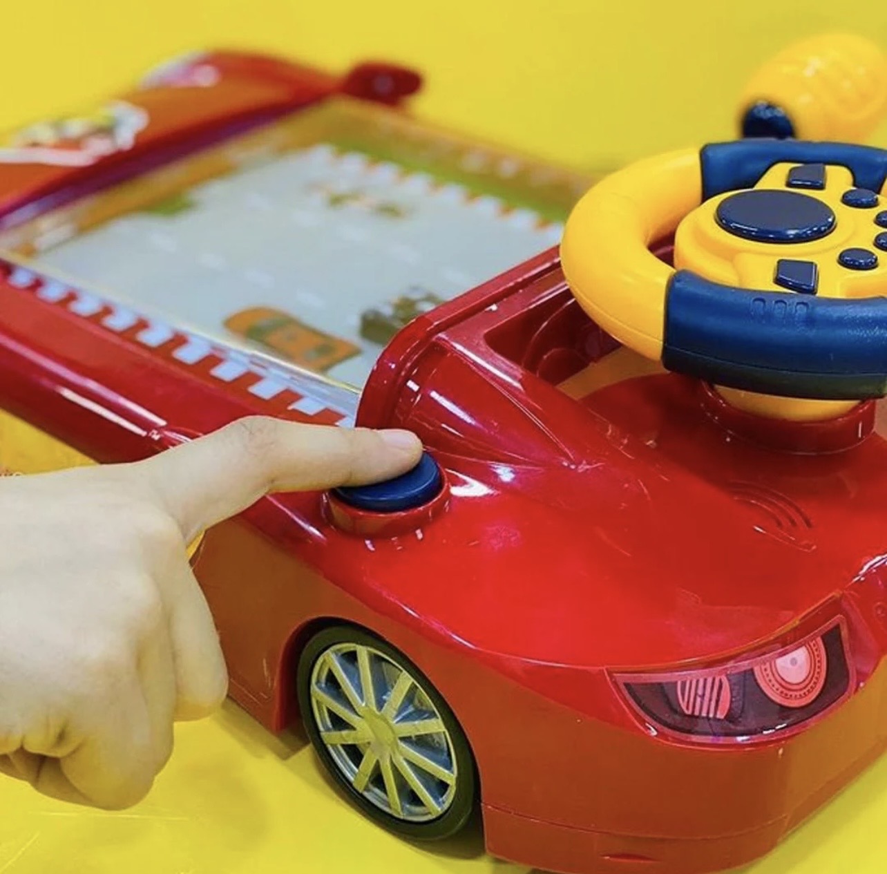 Super Mario Theme Simulation Car Steering Wheel Game