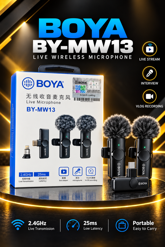BOYA BY-MW13 Dual Wireless Microphone