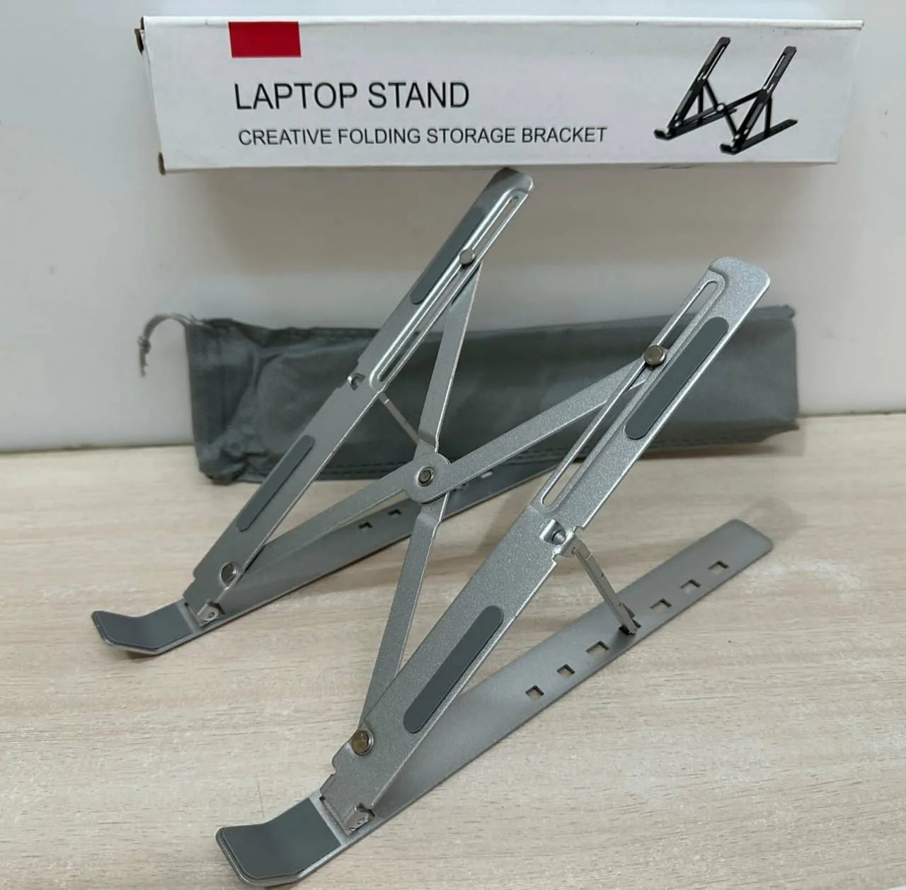 Laptop Stand Foldable - Aluminum Alloy Laptop Holder with Adjustable Angles