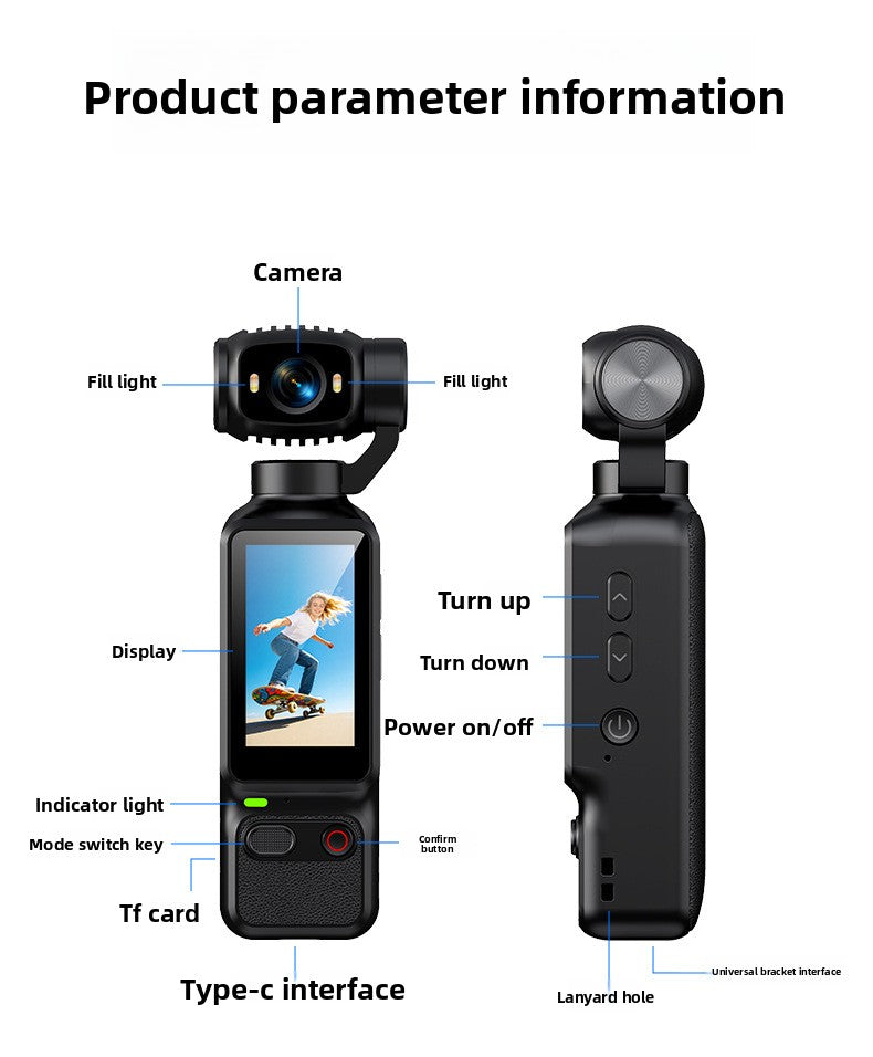 LK-032 HANDHELD VLOG ACTION CAMERA