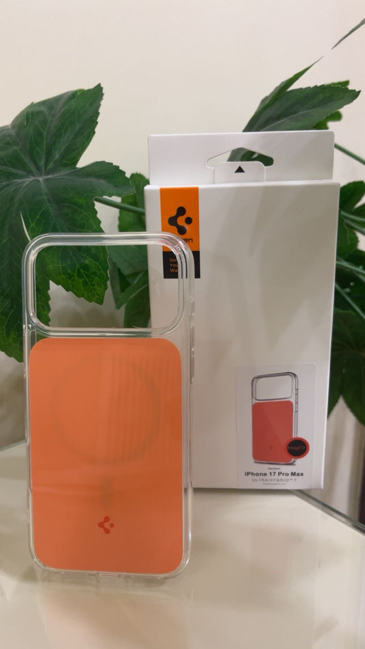 Spigen MagFit Hybrid Case (MagSafe Compatible) - Cosmic Orange