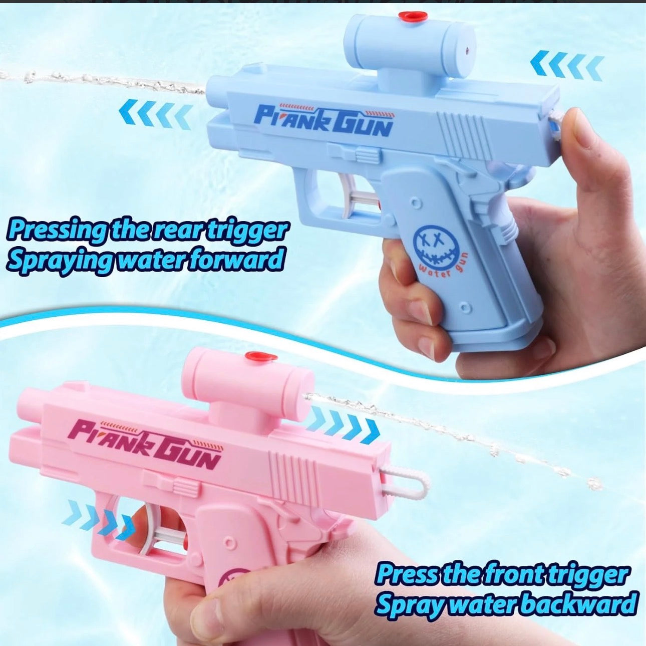 Prank Two-Way Water Gun Fun Toy