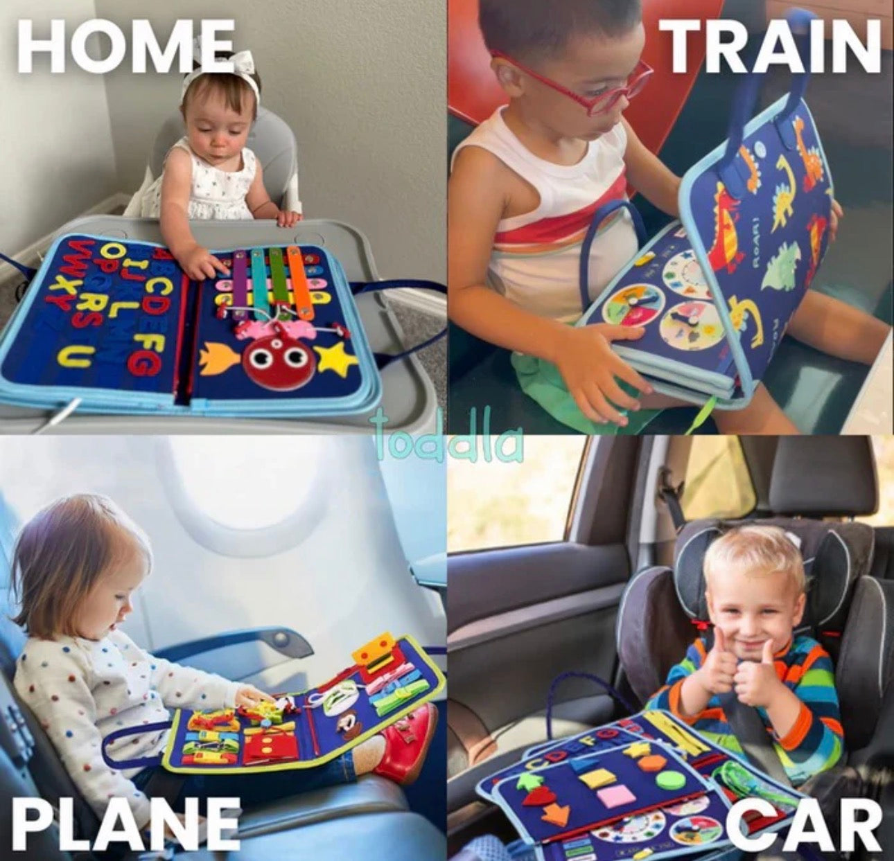 Montessori Toddler Activity Busy Book